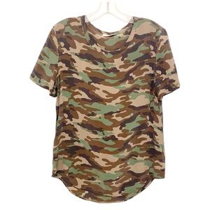EQUIPMENT FEMME SILK CAMOUFLAGE  TOP